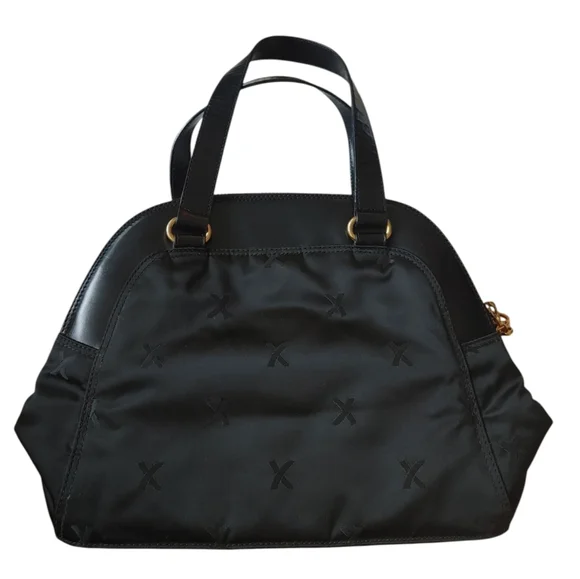 Paloma Picasso Small Nylon & Leather Handbag - Picture 2 of 16